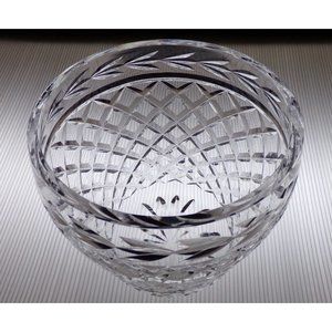 Waterford Crystal 'Glandore' Design Ice Bucket Bowl Diamond Cut Vintage